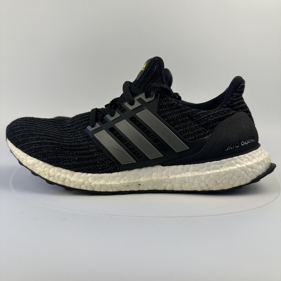 Adidas Ultra Boost Shoes Mens Size 9.5 Black White BB6220 Running Sneakers Boost - Picture 4 of 12
